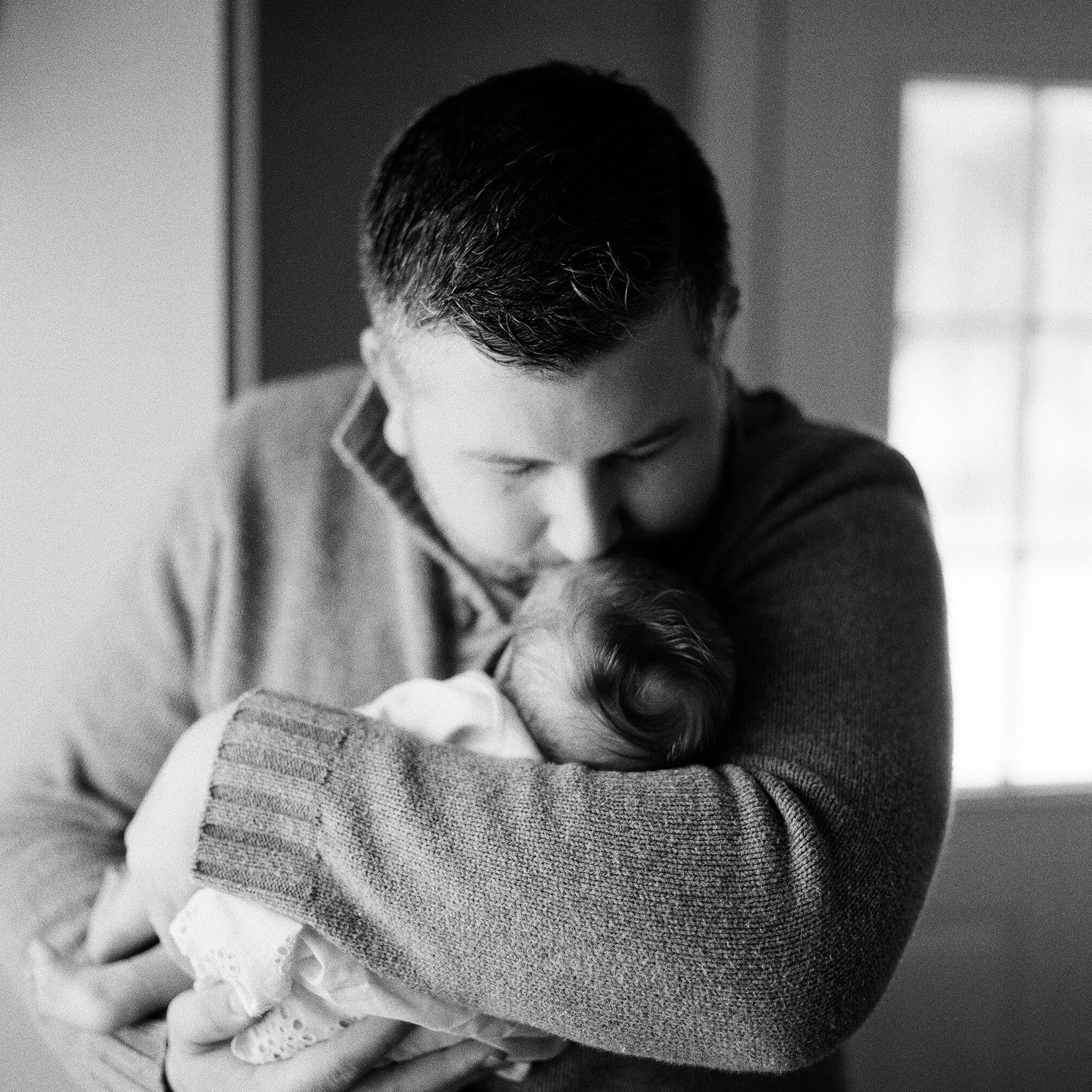 Black and White Newborn Photography in Pittsburgh, Tiffany Farley