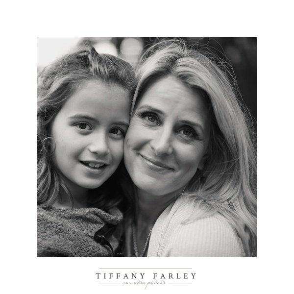 Mother Daughter Portrait, Black and White Mother Daughter Portrait, The Motherhood Collective 