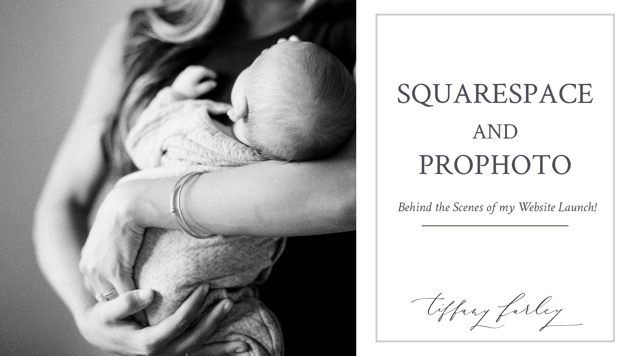 Squarespace vs Wordpress with Portland Maine Newborn Photographer Tiffany Farley