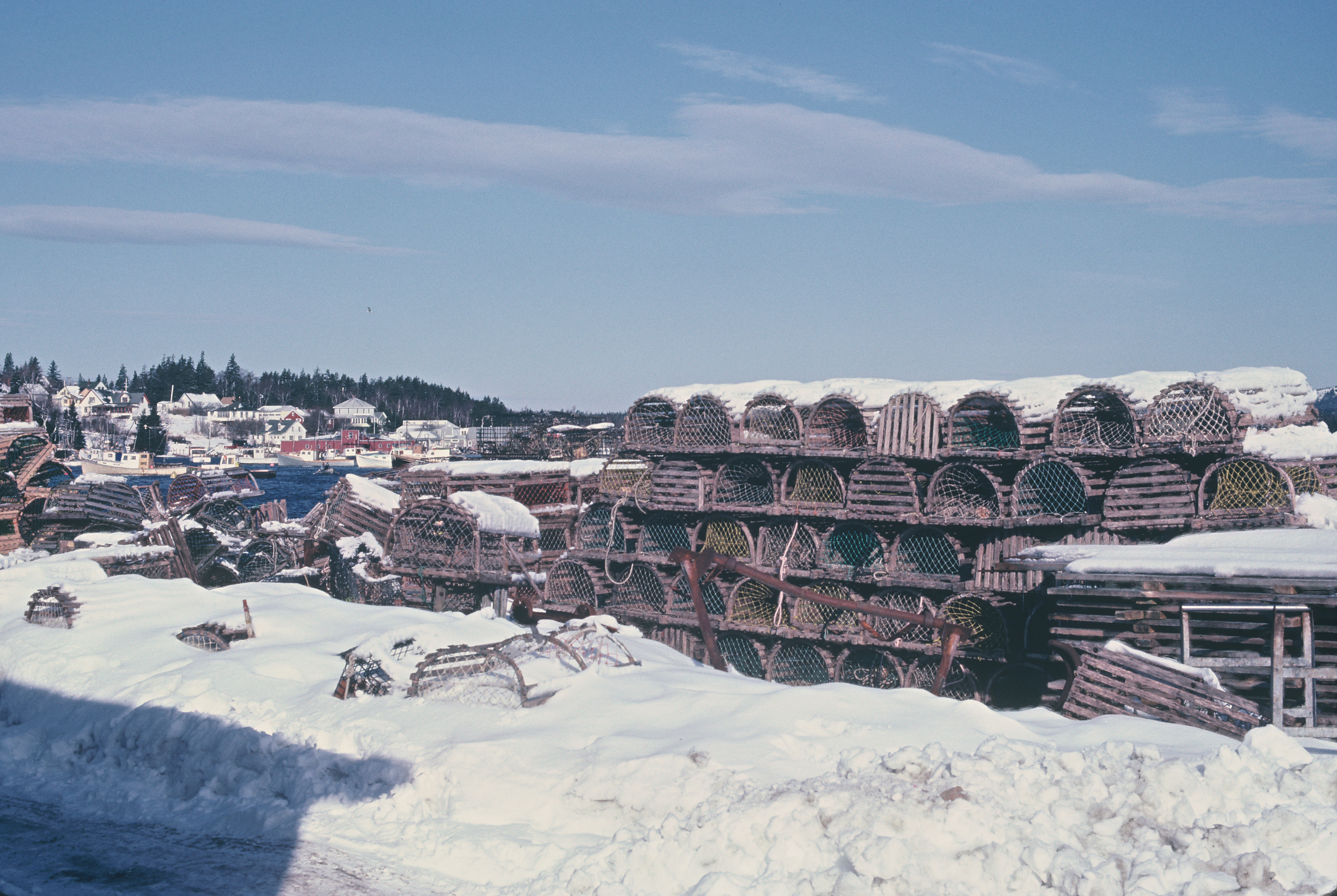 Wooden Lobster Traps, MDI Maine, Photography by James Farley