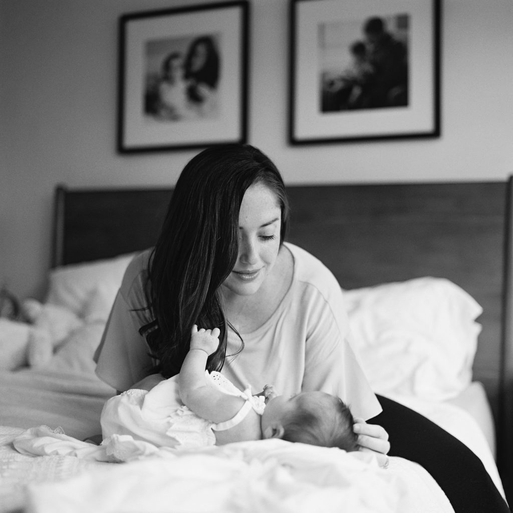 Concord MA Black and White Film Newborn Photographer Tiffany Farley