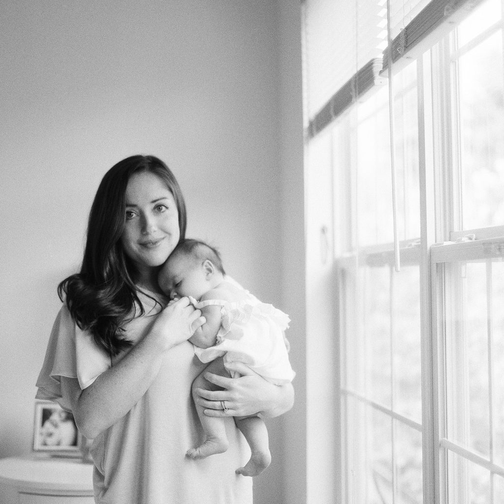 Coral Springs Florida Black and White Film Newborn Photographer Tiffany Farley