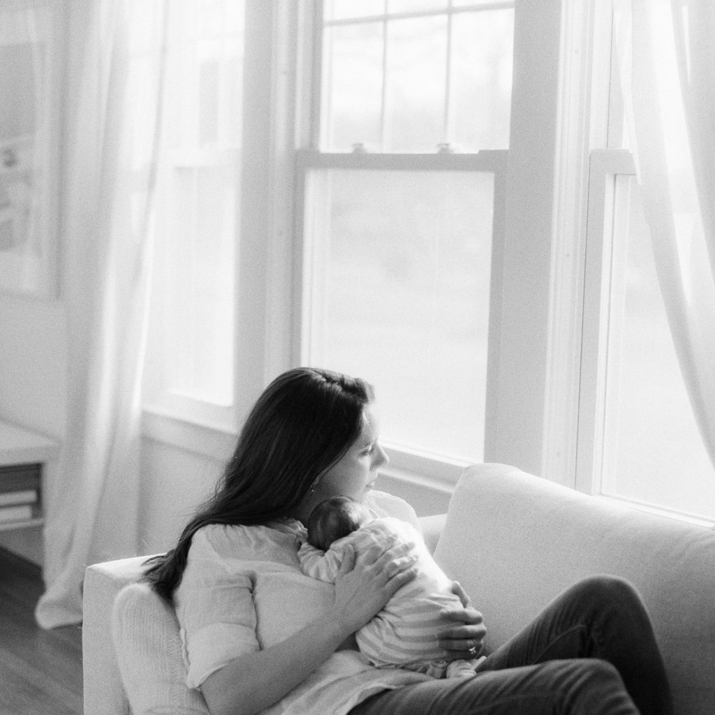 In Home Film Newborn Photography in Connecticut by Tiffany Farley