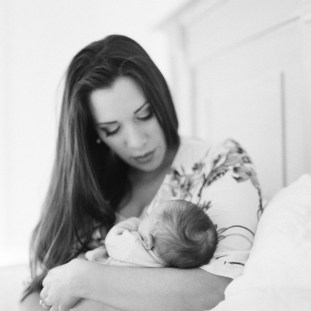 At Home Newborn Film Photographer in Connecticut Tiffany Farley