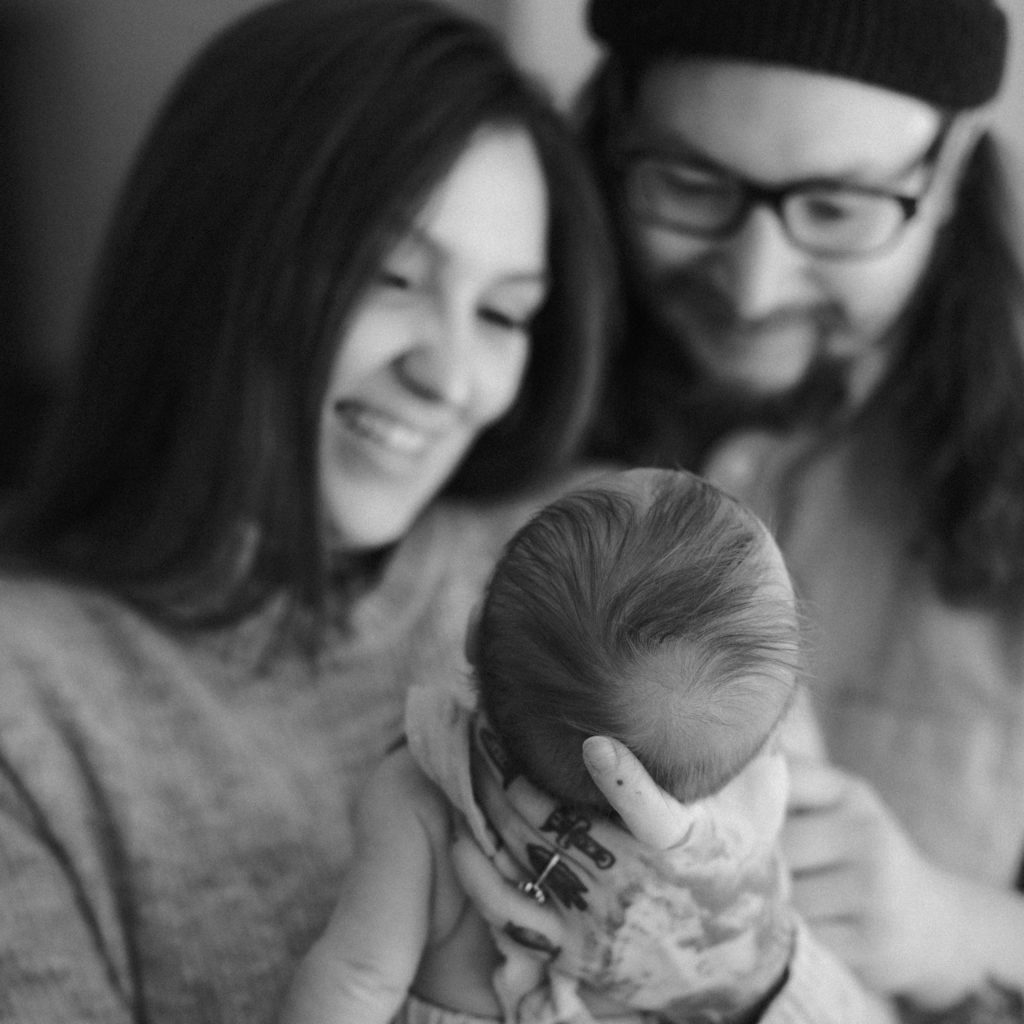Connecticut Newborn Photographer Black and White Film with Tiffany Farley