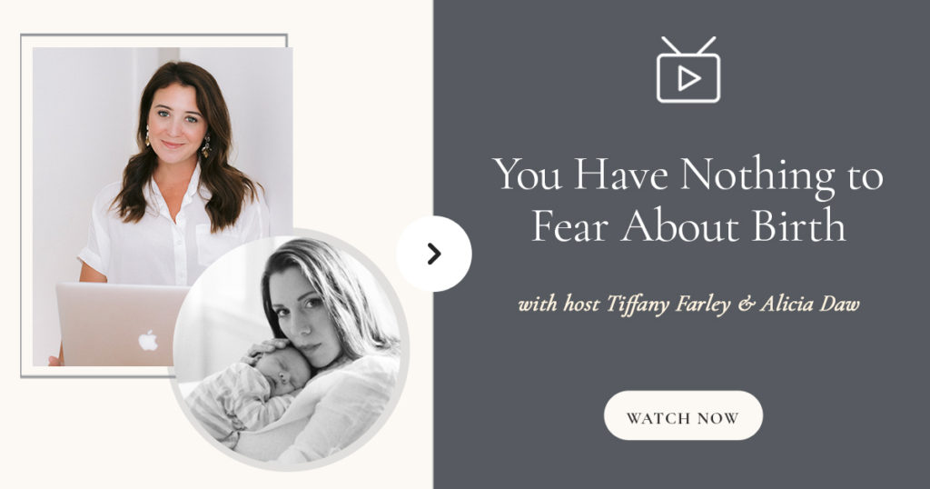 Preparing for a fear free birth on The Confident Momcast with Pittsburgh Newborn Photographer Tiffany Farley 