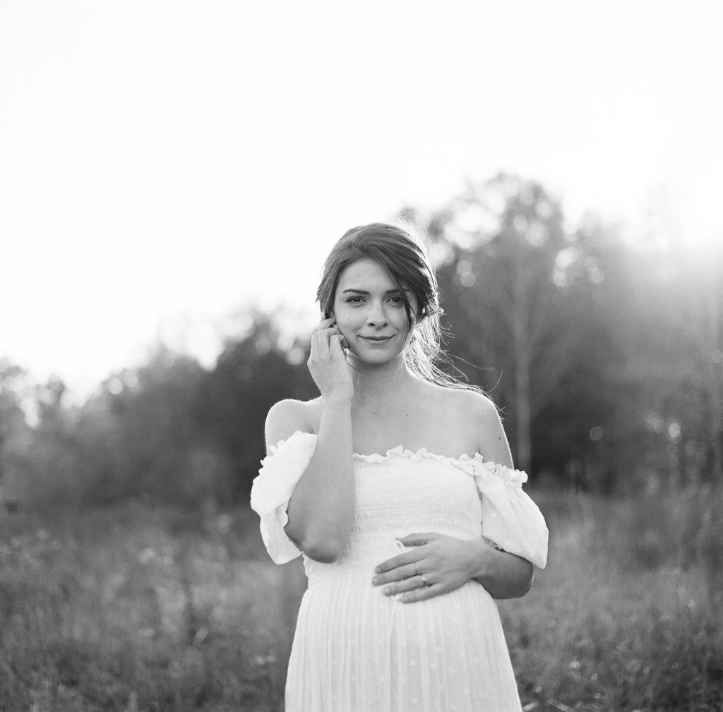 Black and White Film Maternity Photographer Tiffany Farley- Coral Springs and Parkland Florida