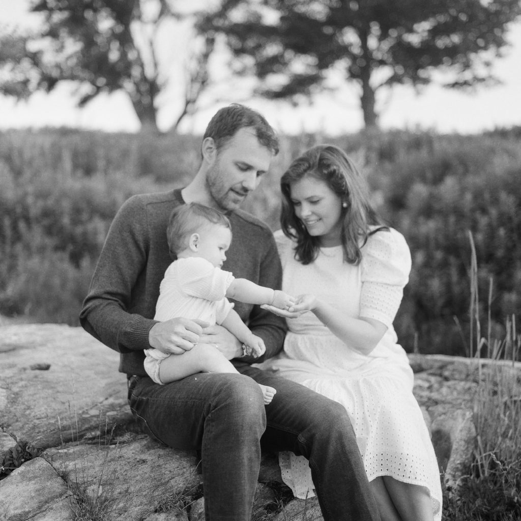 Portland Maine Family Photography Black and White Film by Tiffany Farley