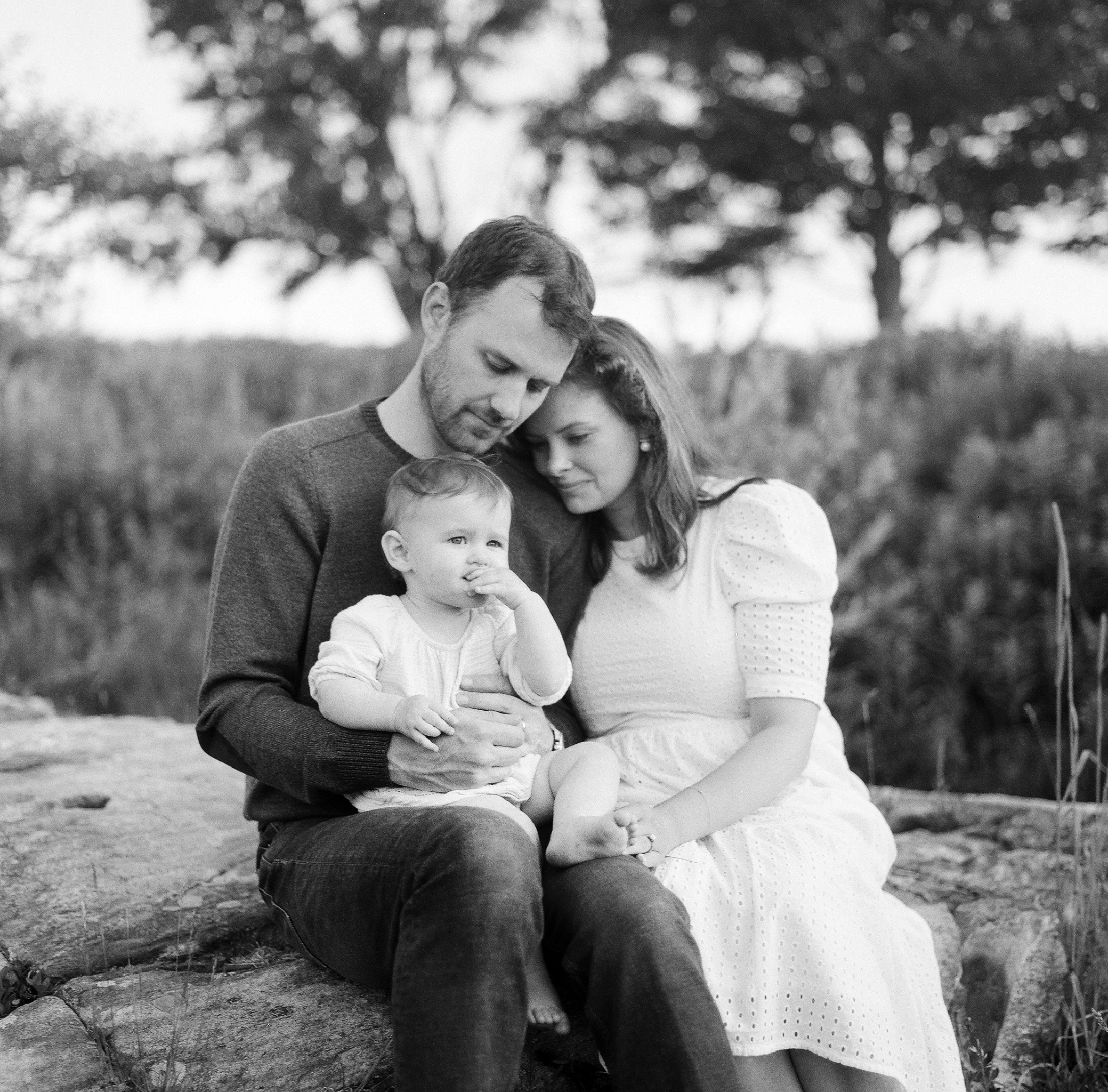 Portland Maine Family Photography Black and White Film by Tiffany Farley