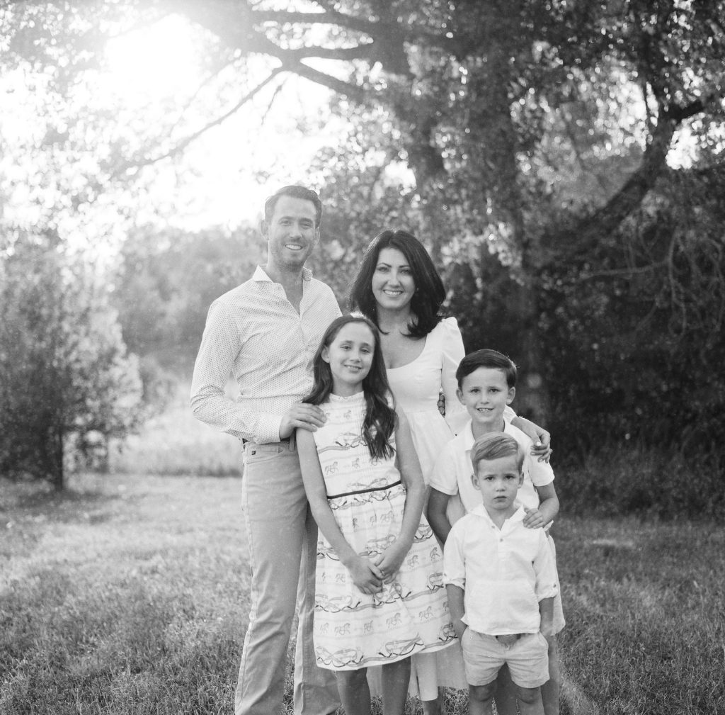 Cherry Hills Village Colorado Black and White Film Family Photography by Tiffany Farley